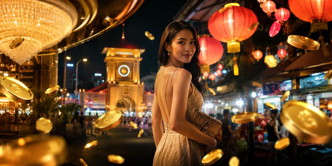 Người dùng tại chợ đêm TP.HCM thực hiện giao dịch tài chính trực tuyến trên điện thoại